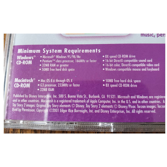 Disney Trivia Challenge CD ROM Windows/Mac, 2001 - Picture 5 of 5